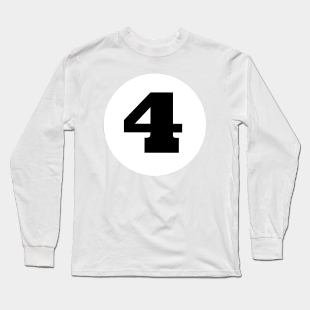 Halloween Billiard Pool Ball 4 four Group Costume Long Sleeve T-Shirt by Avenue 21